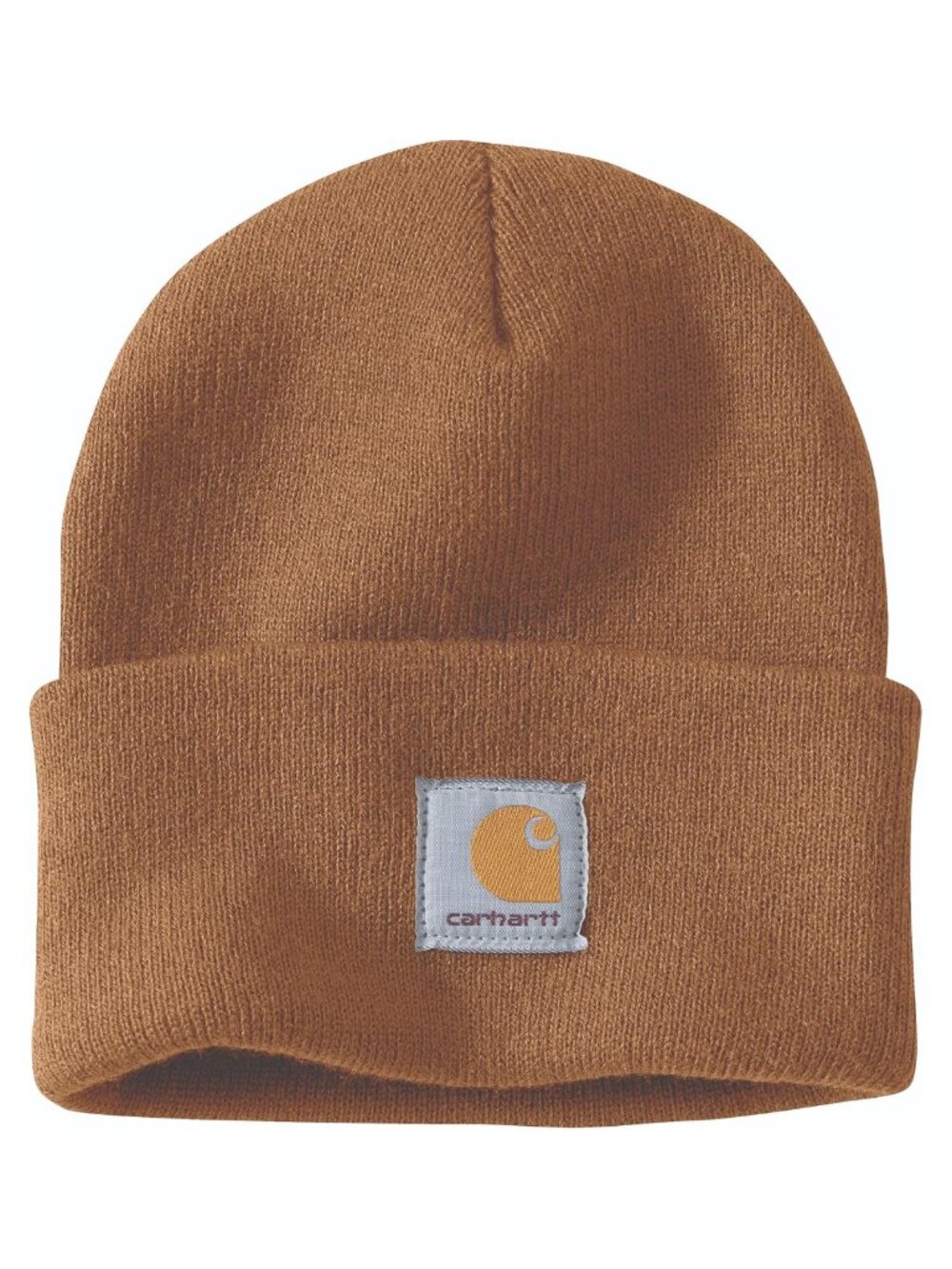 A18 Acrylic Rib Knit Cuffed Watch Cap Beanie Fold-Up Cuff Cold Weather